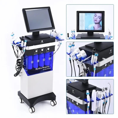 14 В 1 Hydra Diamond Peeling Hydra Microdermabrasion Oxygen Jet Аква очистка лица Hydra Dermabrasion Машина для очистки лица