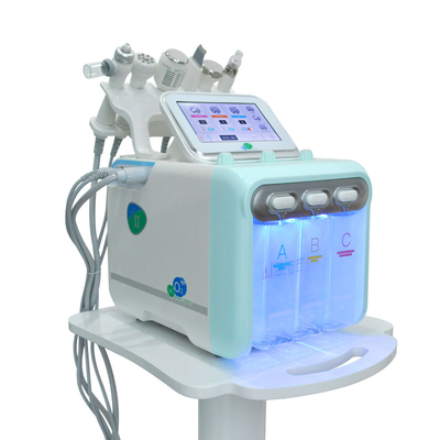 7 в 1 Мультифункциональный уход за кожей Hydra Blackhead экстракция Hydro aqua лицевая косметическая машина с светодиодной маской