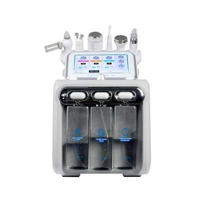 7 в 1 Мультифункциональный уход за кожей Hydra Blackhead экстракция Hydro aqua лицевая косметическая машина с светодиодной маской