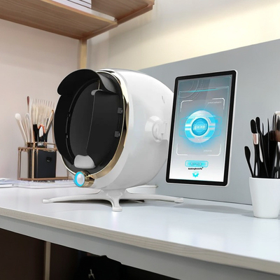 Переносной 3D анализатор кожи сканер лица Новая технология ИИ для анализа волос и тела Улучшенный салонный тест кожи Диагностический аппарат