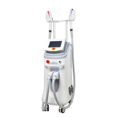 2 handle laser Beauty Machine Vertical laser hair removal machine Laser mole removal Multi-handle laser machine