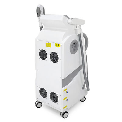 Многофункциональный лазерный бьюти-аппарат «три в одном» с вертикальным расположением трех рукояток для безболезненного и безопасного удаления волос и удаления татуировок с помощью RF