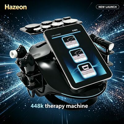 Hazeon 448KHZ Tecar Therapy Machine RES CET Монополярное радиочастотное устройство для передачи энергии Диатермия для боли в мышцах Успокоить целлюлит Уменьшить глубокое нагревание