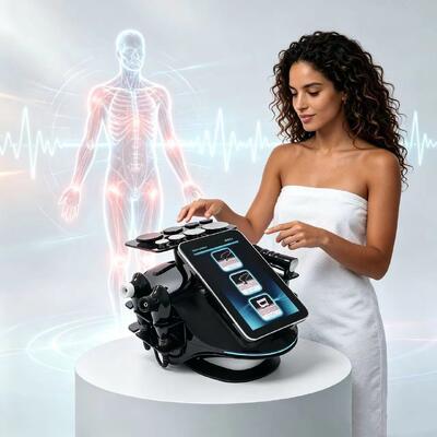 Профессиональный радиочастотный аппарат TECAR Therapy 448 кГц, 500 Вт с воздушным охлаждением для похудения тела и облегчения боли